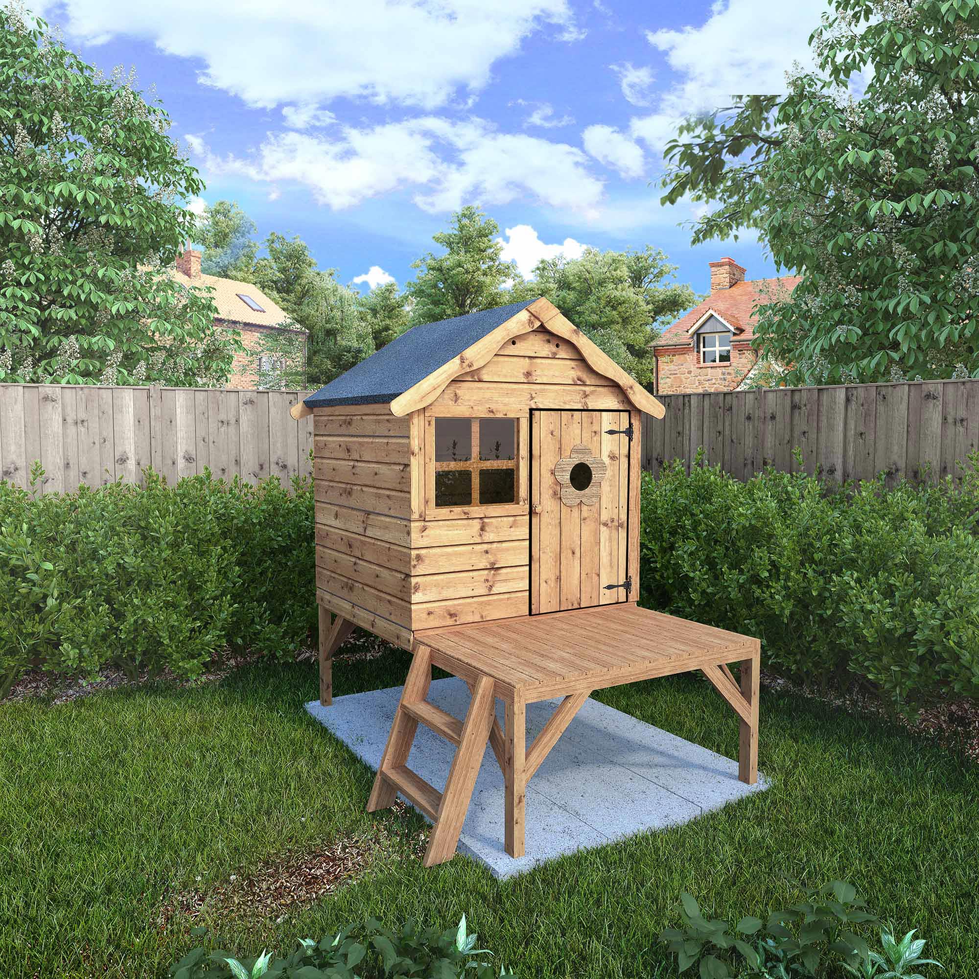 Kid deals garden house